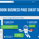 Facebook Cheat Sheet for Business Pages- infographic