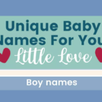 Beautiful Baby Names Meaning Love – Infographic