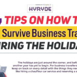 7 Tips on How to Survive Business Travel During the Holidays