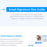 Email Signature Size Guide